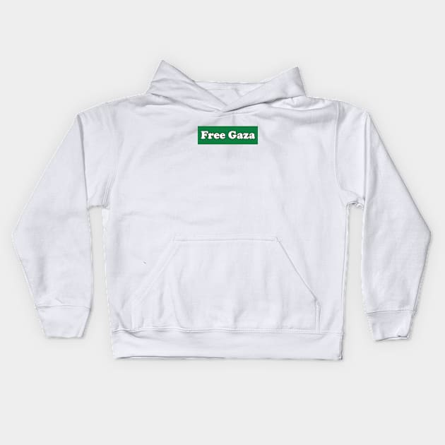 Free Gaza Kids Hoodie by empathyhomey